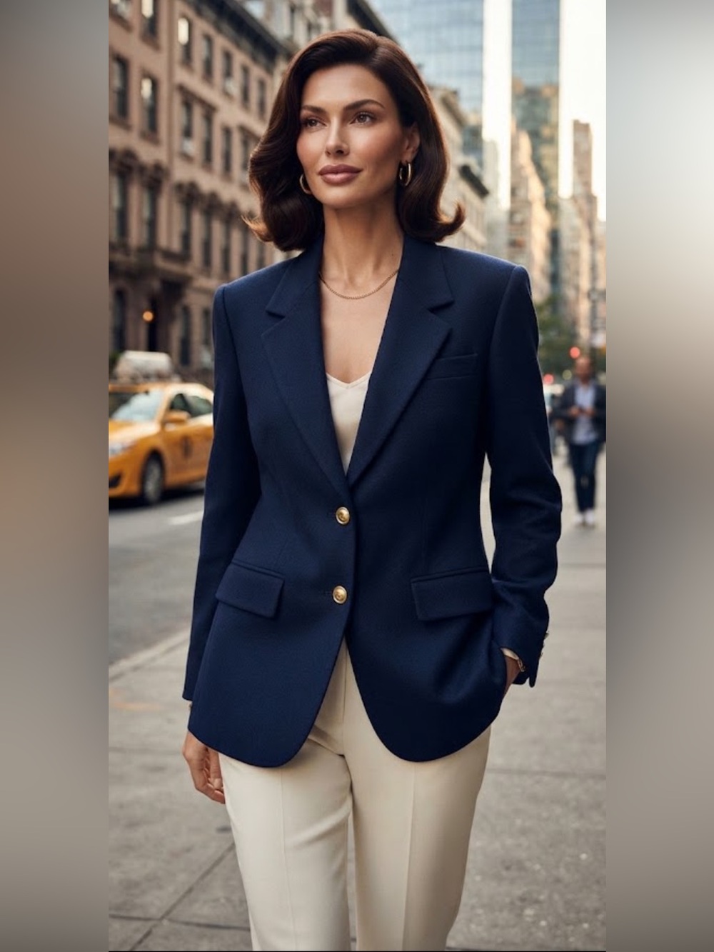 Pendleton Blue Virgin Wool Classic Blazer